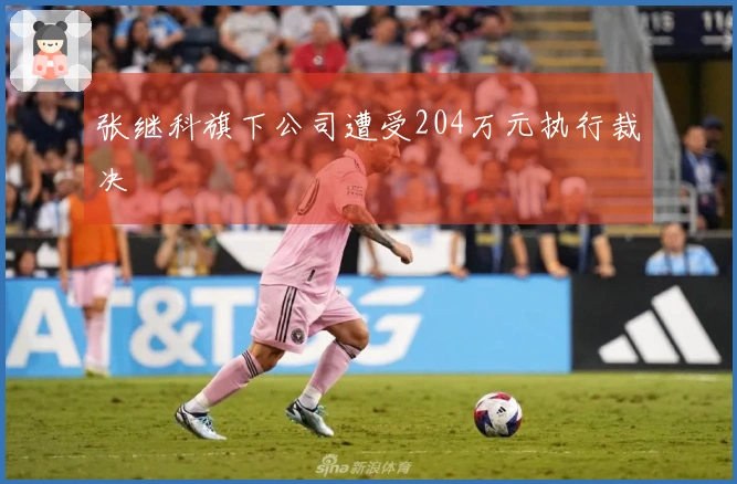张继科旗下公司遭受204万元执行裁决