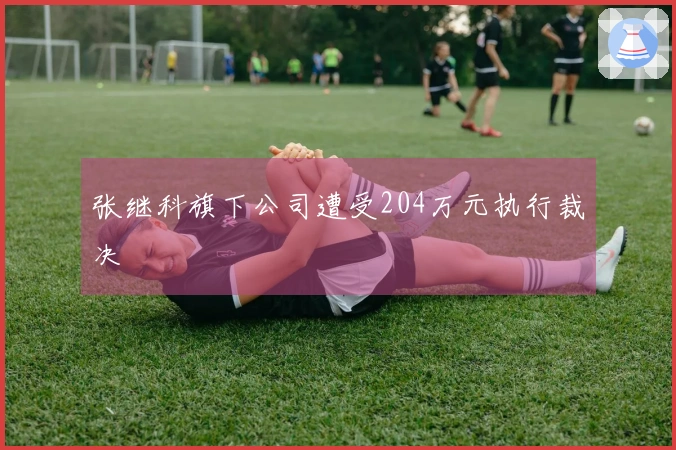 张继科旗下公司遭受204万元执行裁决